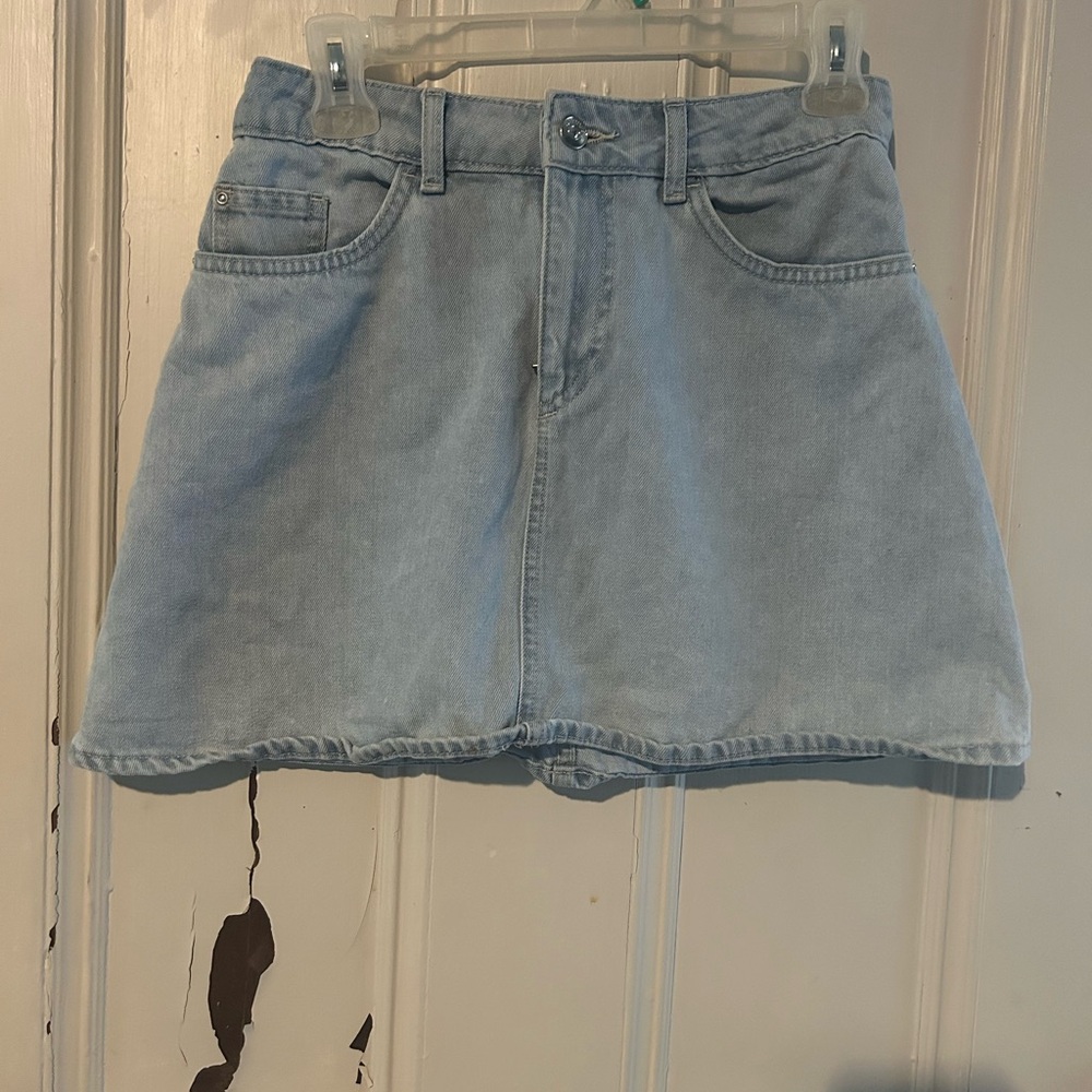 Blue jeans skirt